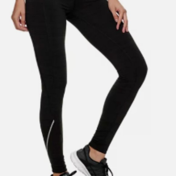 FILA Sport Black Fleece Lined Leggings  (2)  4315  NWT - Picture 3 of 9